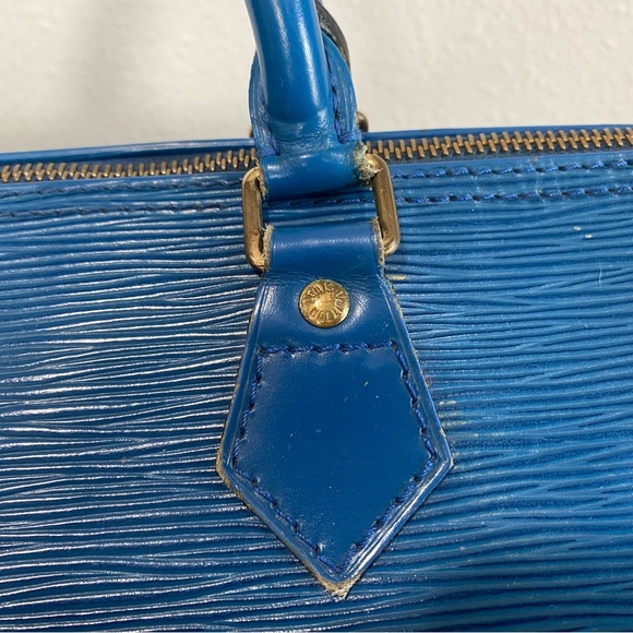 Louis Vuitton EPI Speedy 30 Toledo Blue - Picture 16 of 16